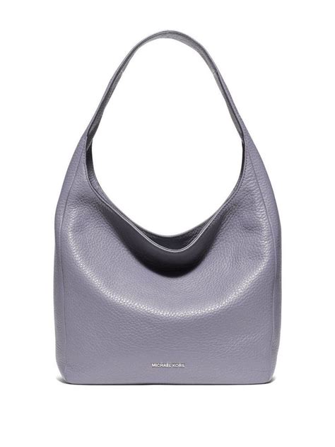 Michael Kors Lena Large Leather Lilac Purple Hobo Shoulder 